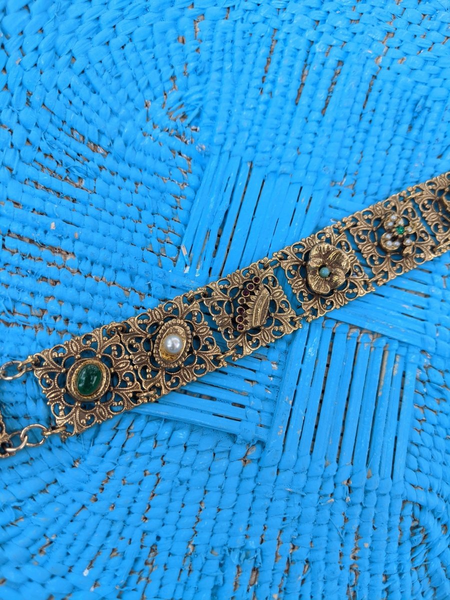 Goldette Victorian Revival Bracelet - Dirty30 Vintage