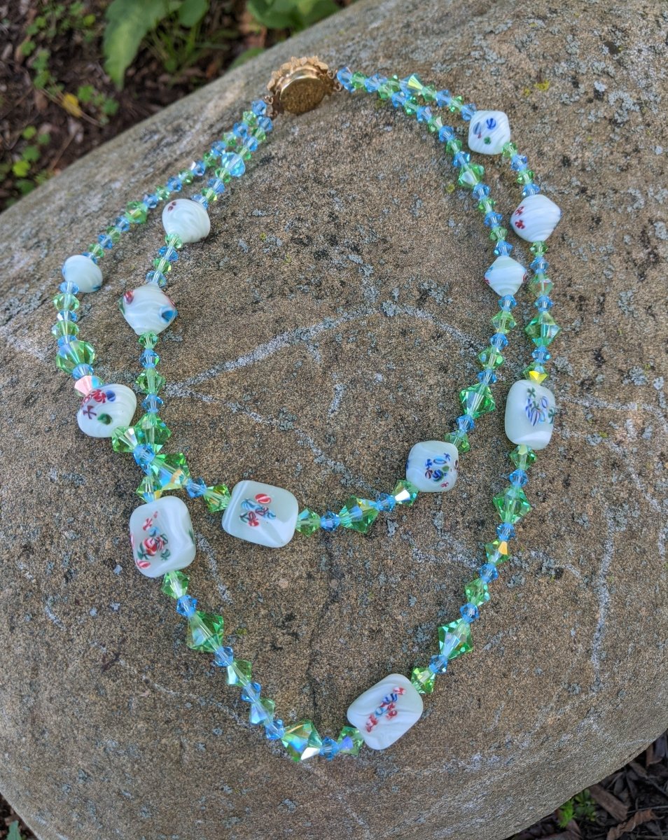 Millefiori Multi Strand Necklace - Dirty30 Vintage