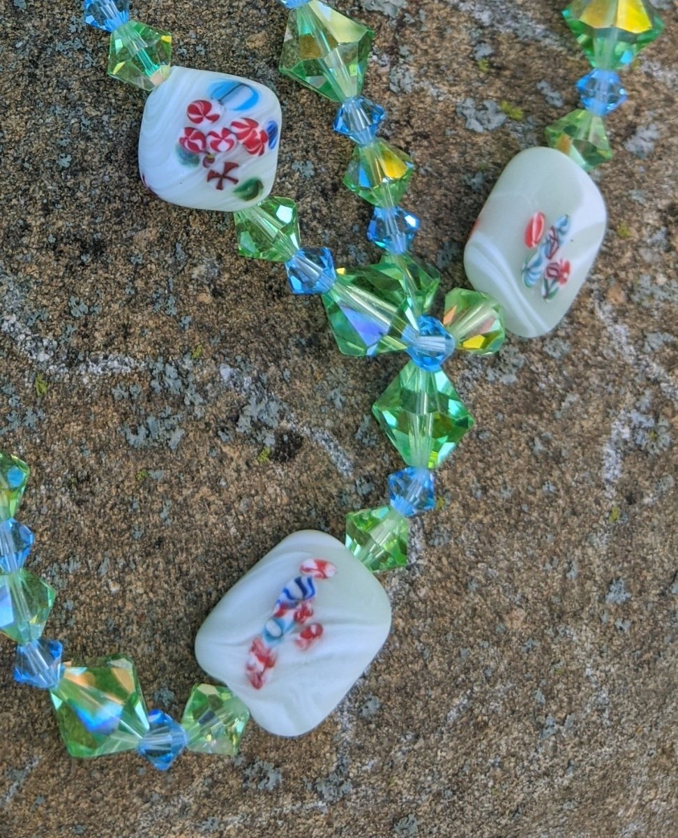 Millefiori Multi Strand Necklace - Dirty30 Vintage