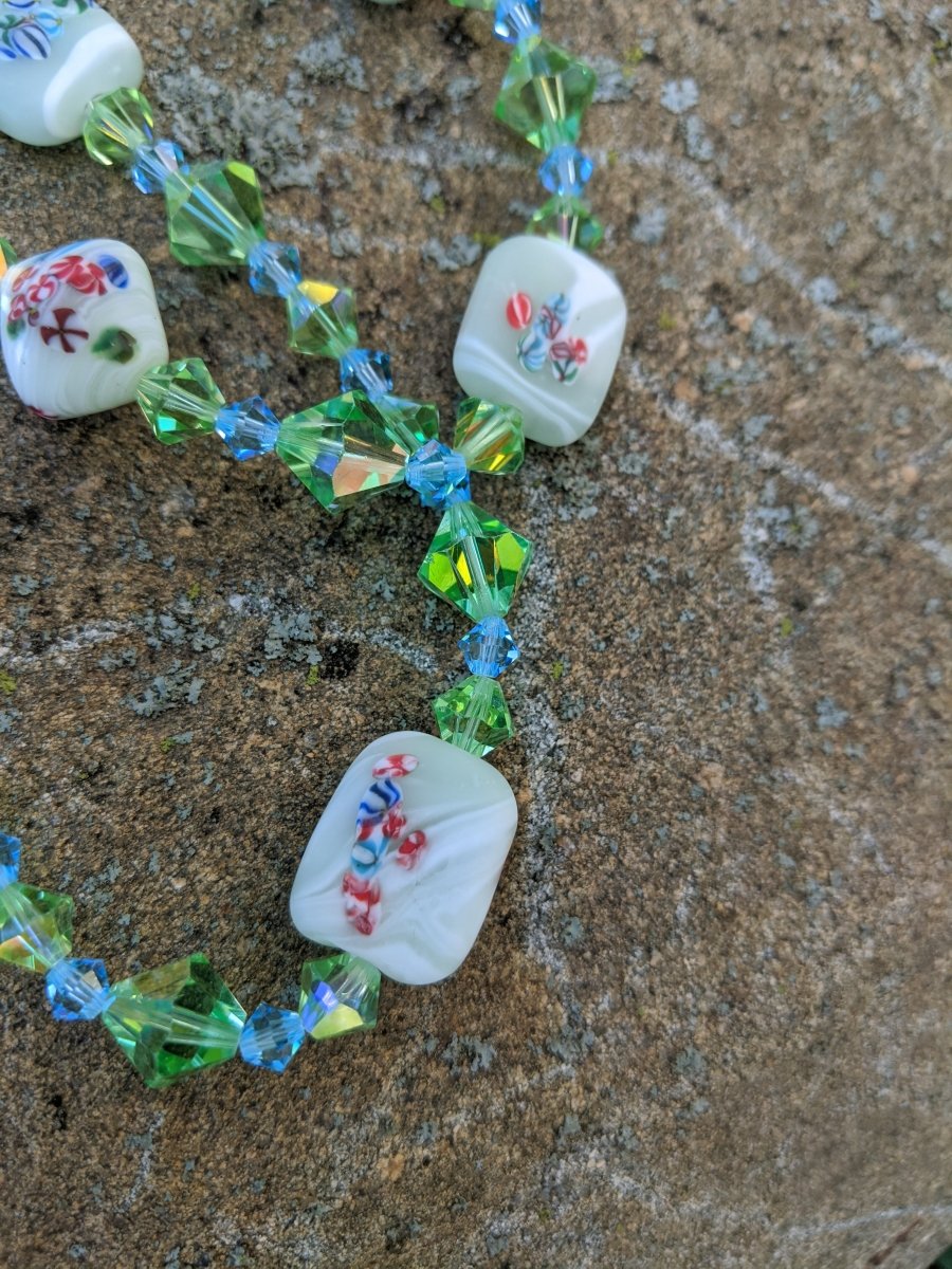 Millefiori Multi Strand Necklace - Dirty30 Vintage