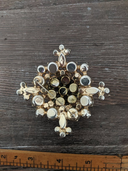 Rhinestone Brooch - a stunner! - Dirty30 Vintage