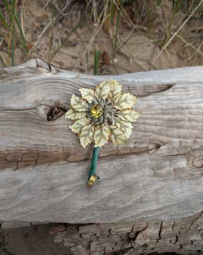 Sandor Flower Brooch - Dirty30 Vintage