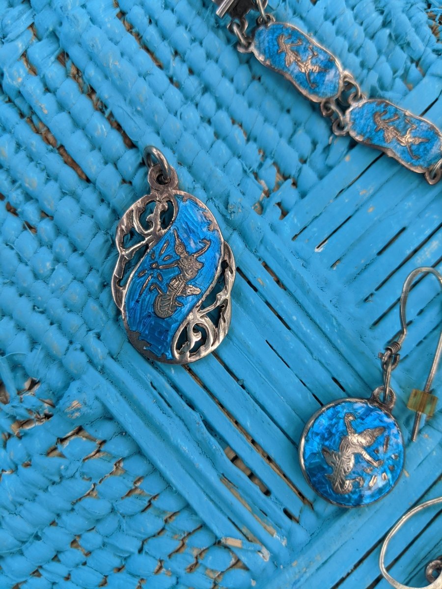 Siam Sterling Signed Set - Dirty30 Vintage