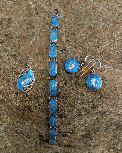 Siam Sterling Signed Set - Dirty30 Vintage