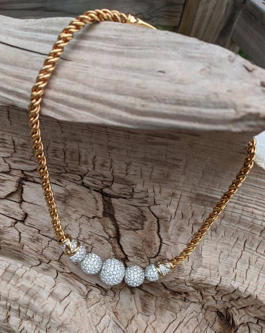 Swarovski Necklace - Dirty30 Vintage