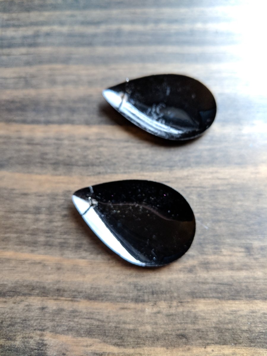 Teardrop Enamel Earrings - Dirty30 Vintage