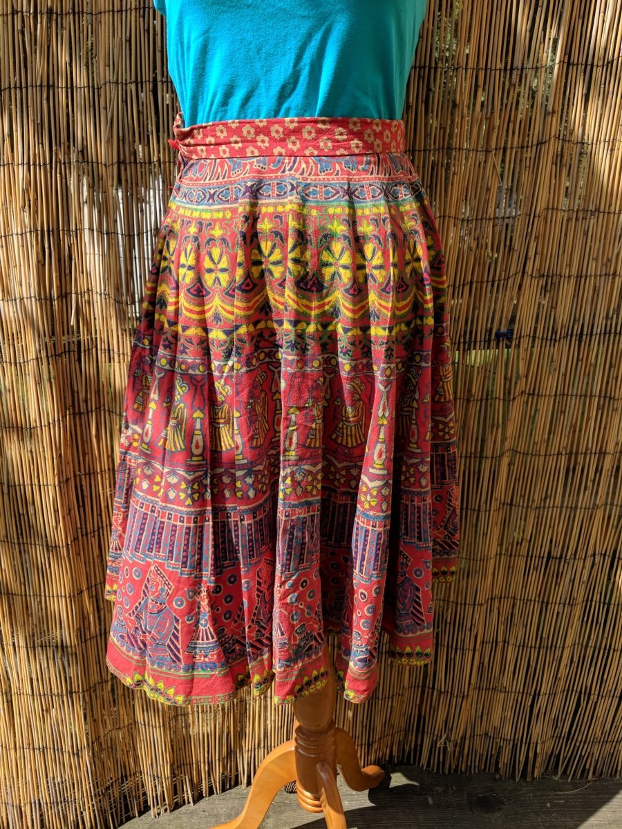 Vintage 1970s Indian Circle Skirt Size 8 - Dirty30 Vintage