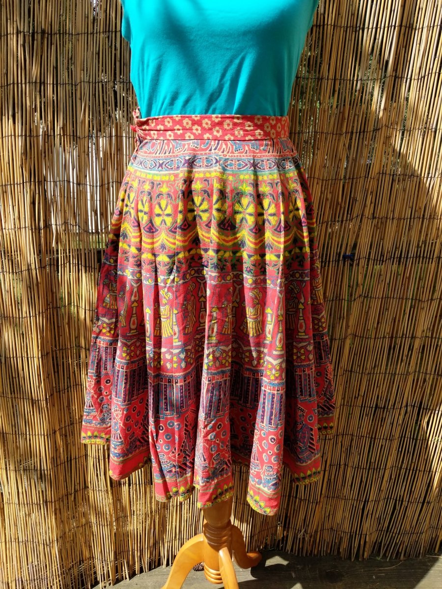 Vintage 1970s Indian Circle Skirt Size 8 - Dirty30 Vintage