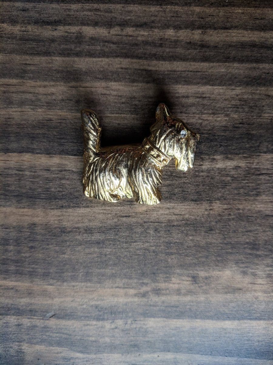Vintage AAI Brooch Pin Scotty Dog Scottish Terrier - Dirty30 Vintage
