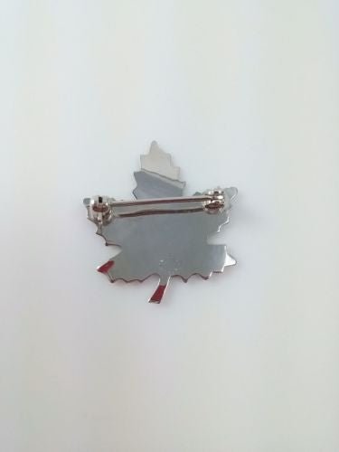 Vintage Bond Boyd Sterling Silver Maple Leaf Brooch - Dirty30 Vintage