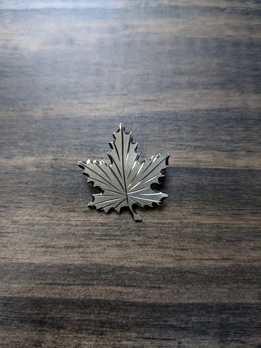Vintage Bond Boyd Sterling Silver Maple Leaf Brooch - Dirty30 Vintage