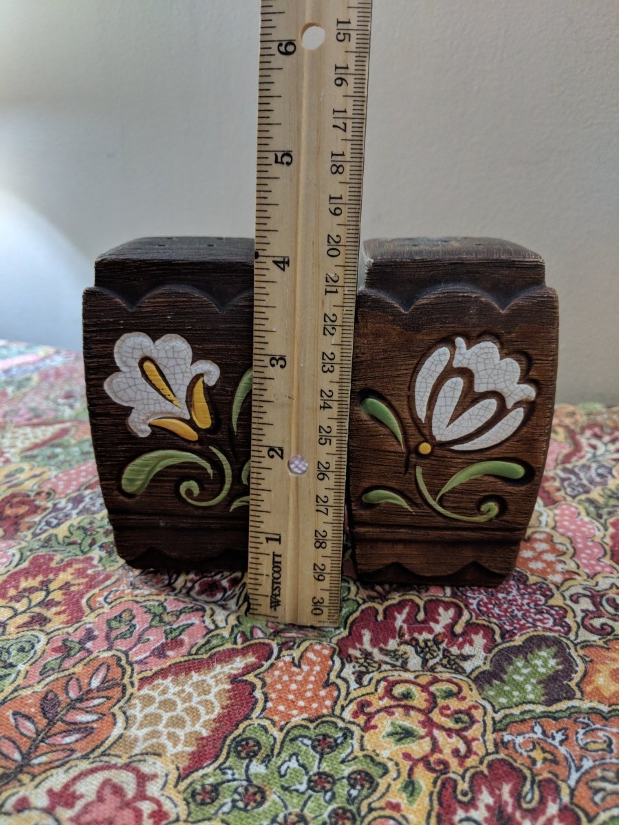 Vintage Brayton Laguna Brown Ceramic Pottery Salt & Pepper Shakers - Dirty30 Vintage