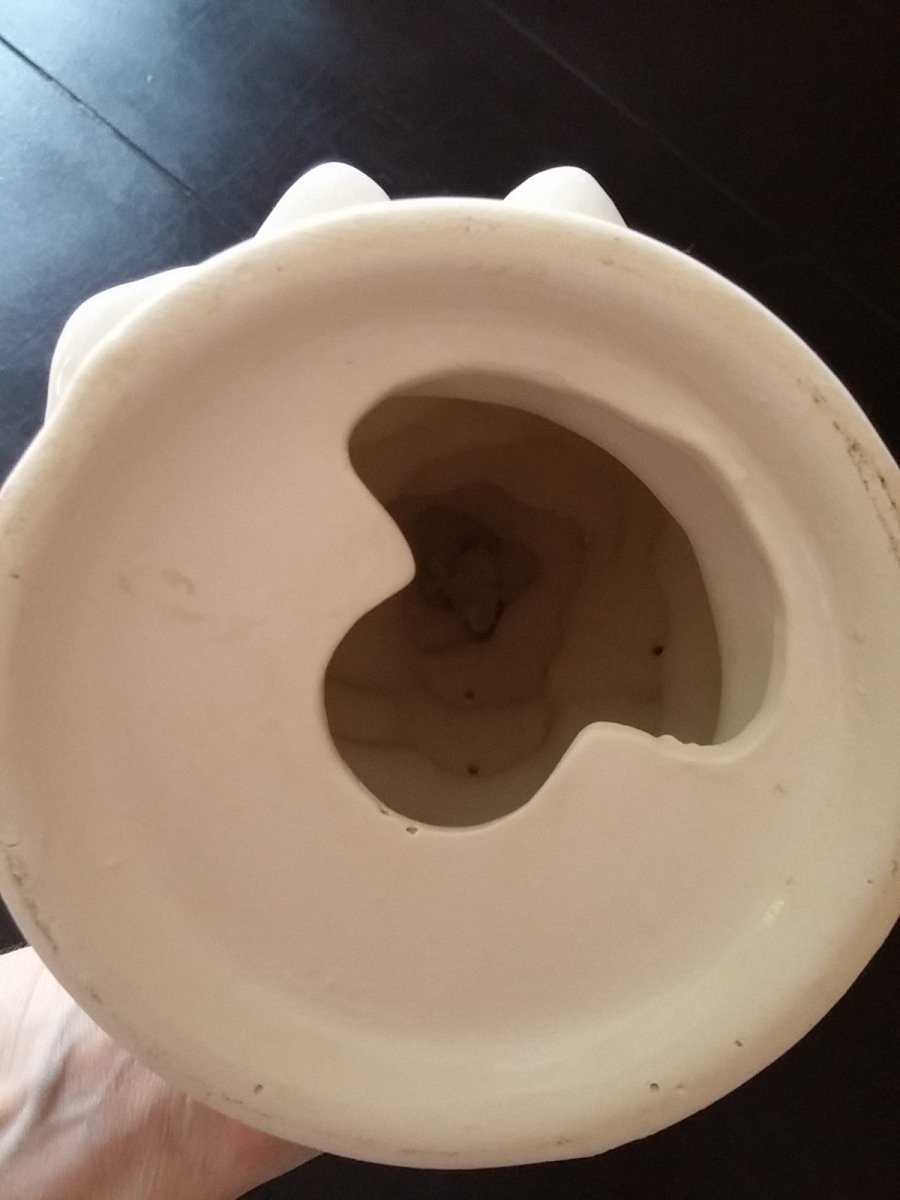 Vintage Ceramic 9" Christmas Tree White - No base - Dirty30 Vintage