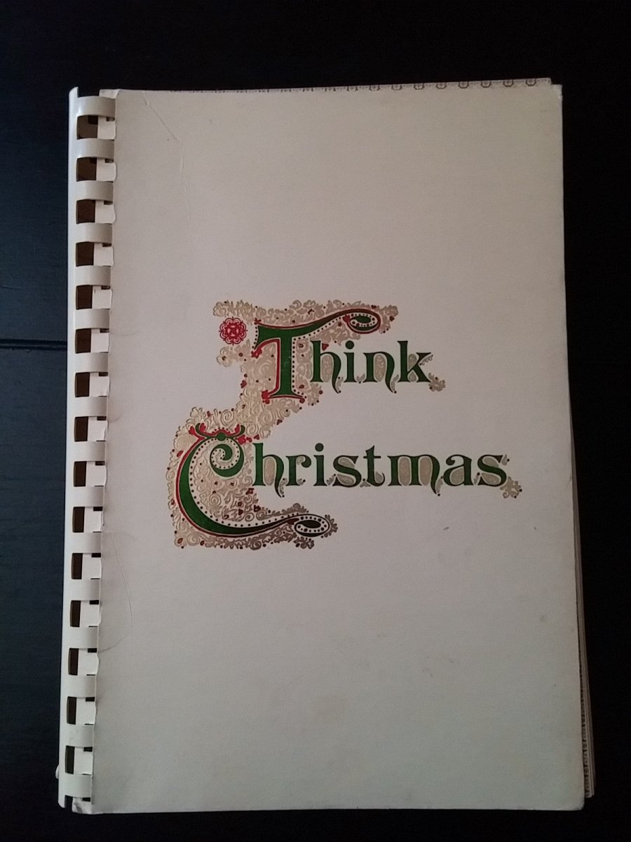 Vintage Christmas Book - "Think Christmas" 1970s Crafts, Recipes, Gifts - Dirty30 Vintage