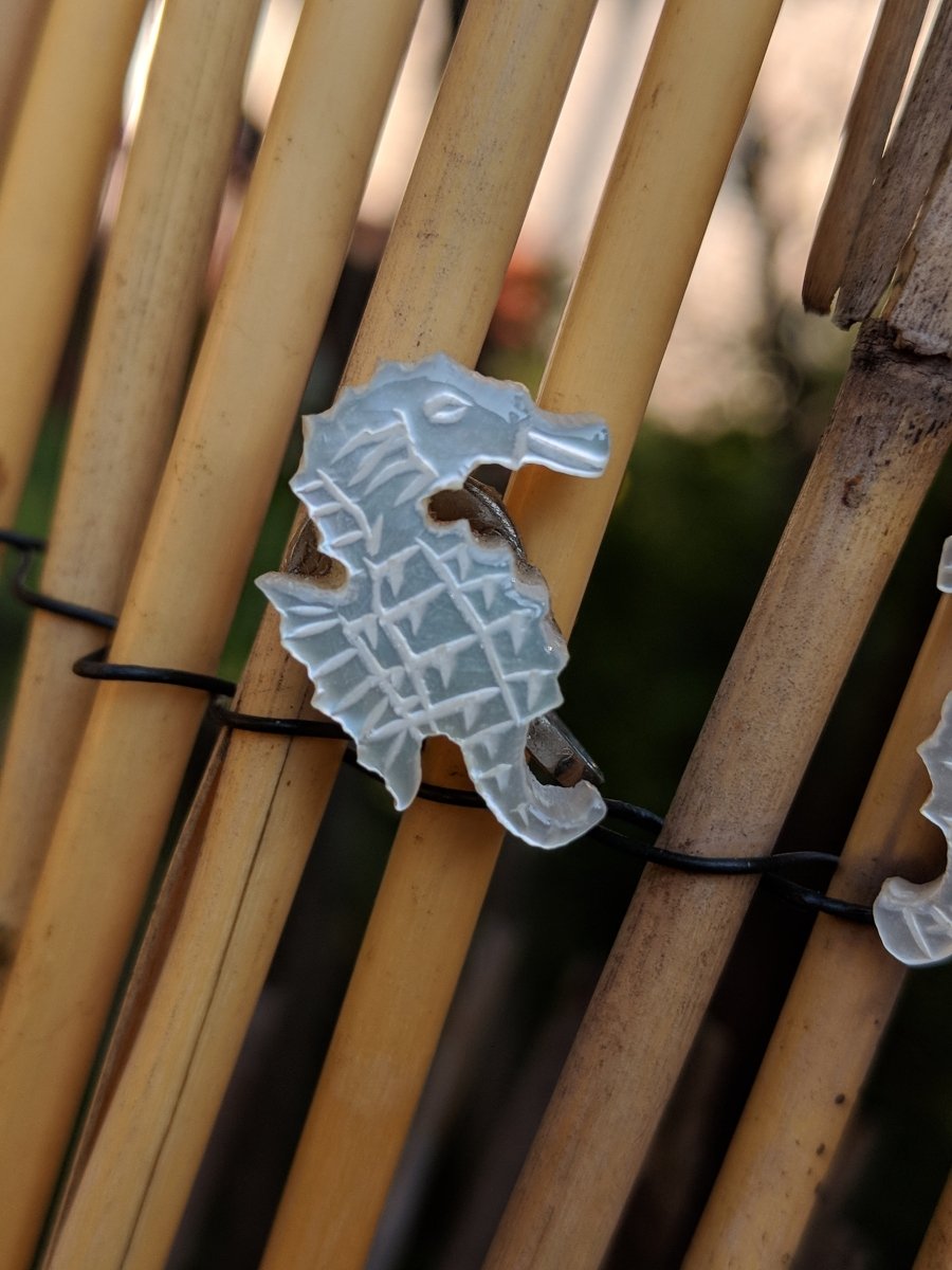 Vintage Seahorse Carved Shell Earrings - Dirty30 Vintage