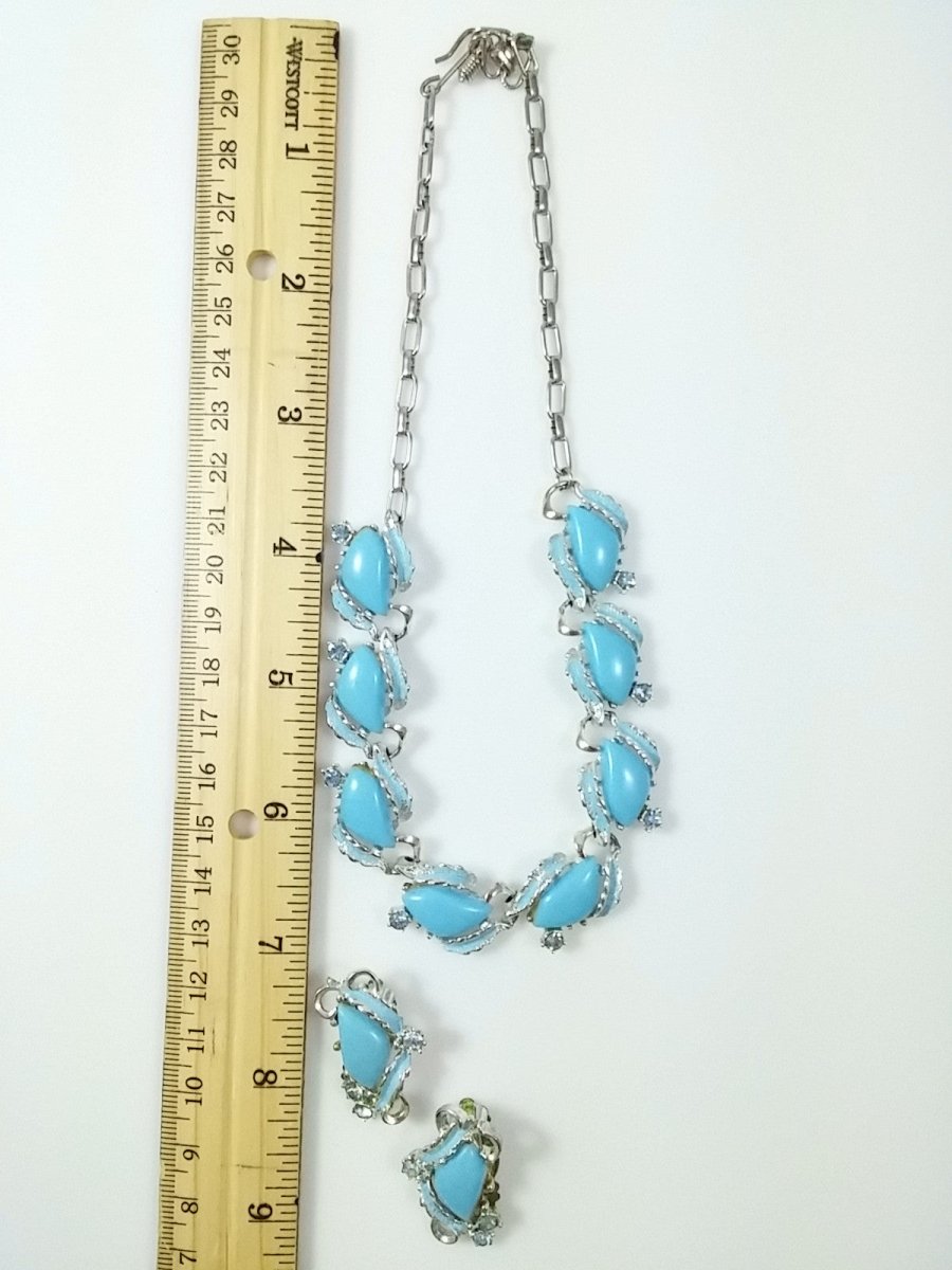 Vintage Thermoset Necklace and Earring Set - Dirty30 Vintage