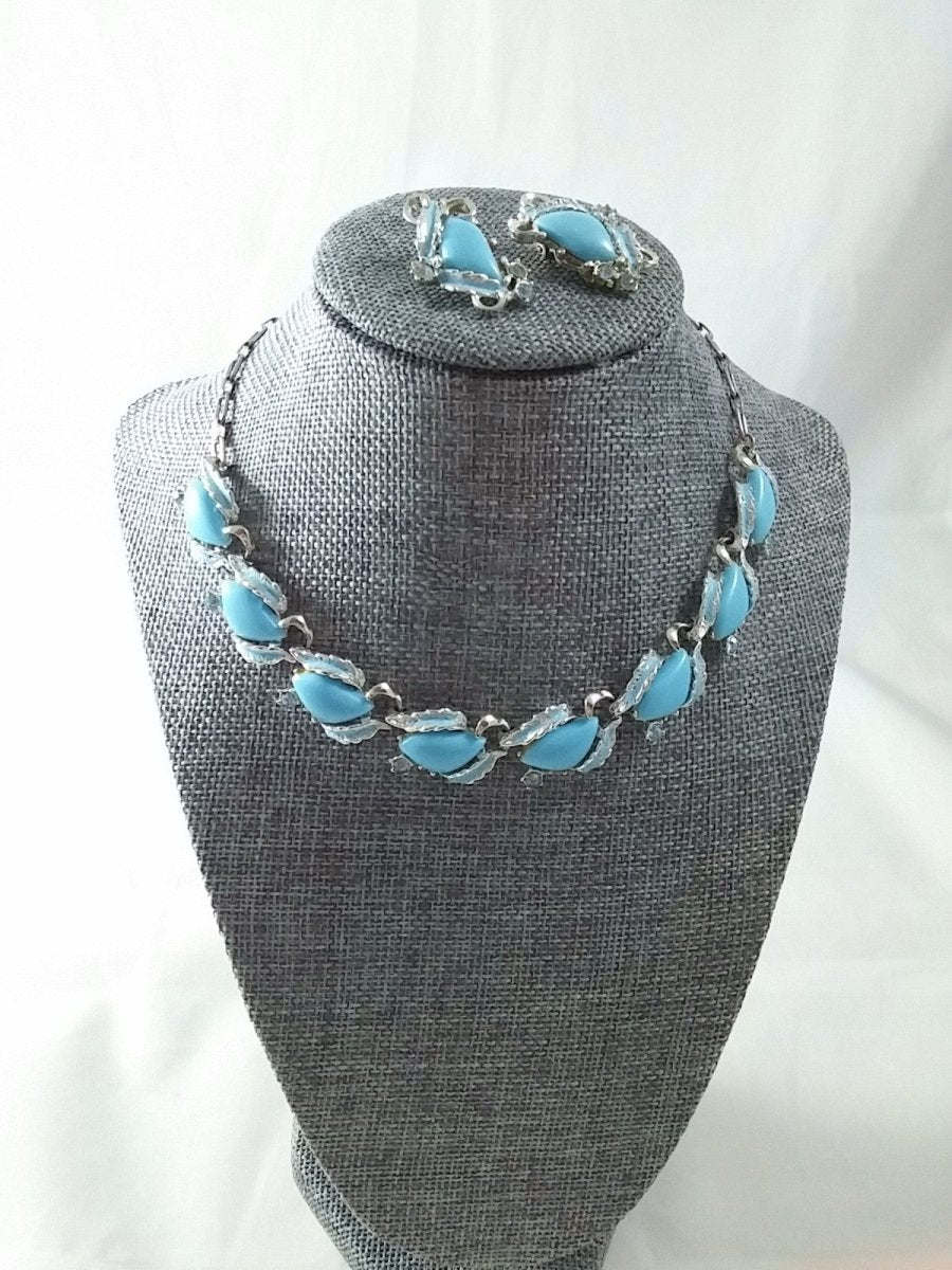 Vintage Thermoset Necklace and Earring Set - Dirty30 Vintage