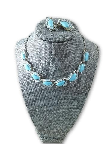 Vintage Thermoset Necklace and Earring Set - Dirty30 Vintage